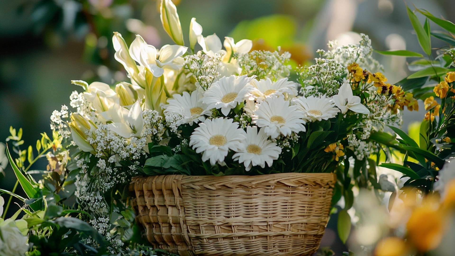 Composition florale naturelle et écologique pour une crémation respectueuse de l'environnement