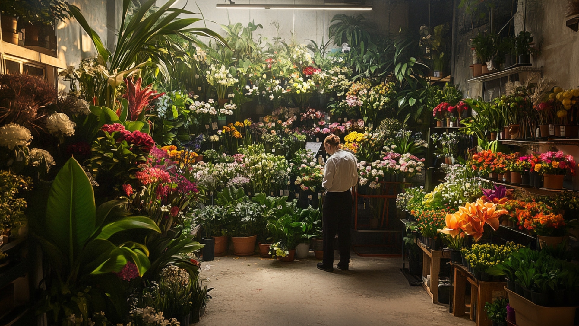 Sélection des plus belles fleurs de cimetière par un fleuriste